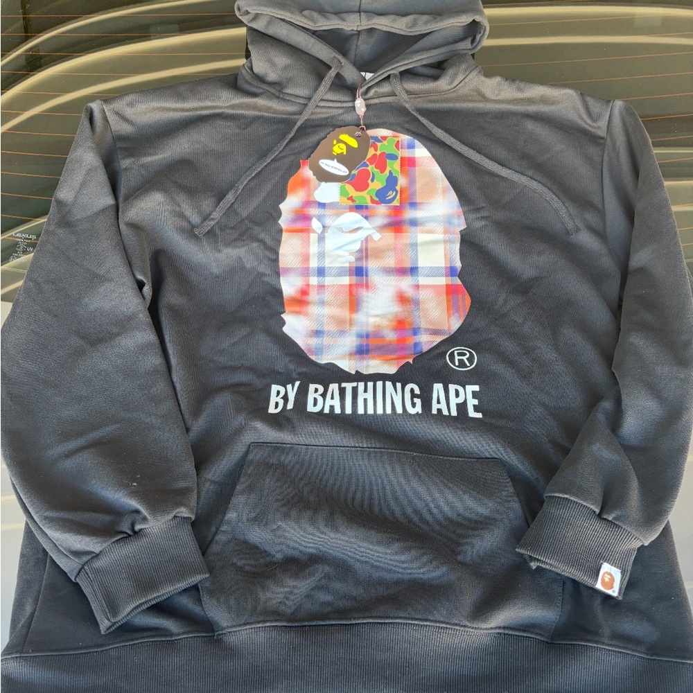 Never been worn black BAPE hoodie